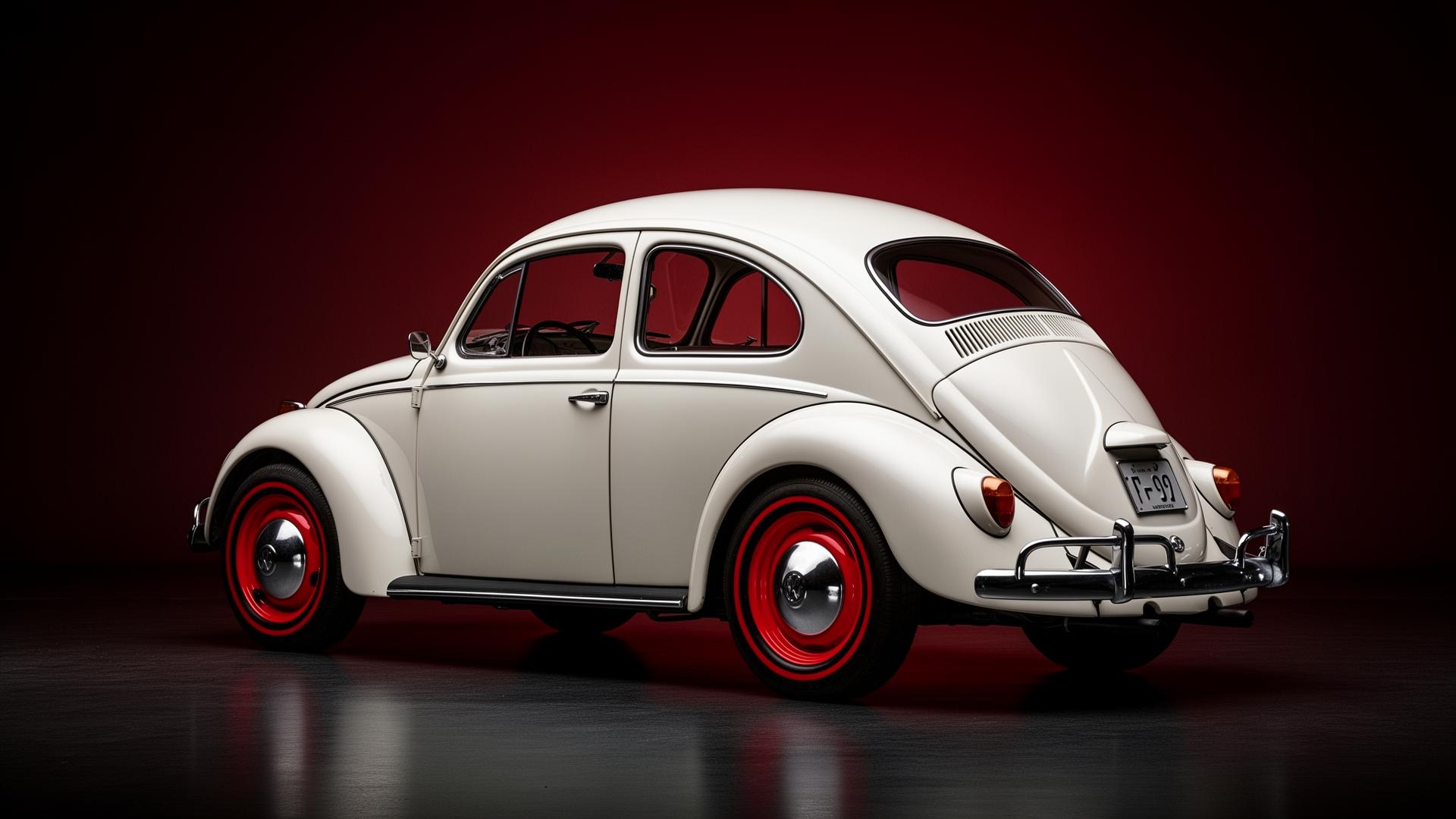 Fusca 1965 — Branco Pérola Resto Custom