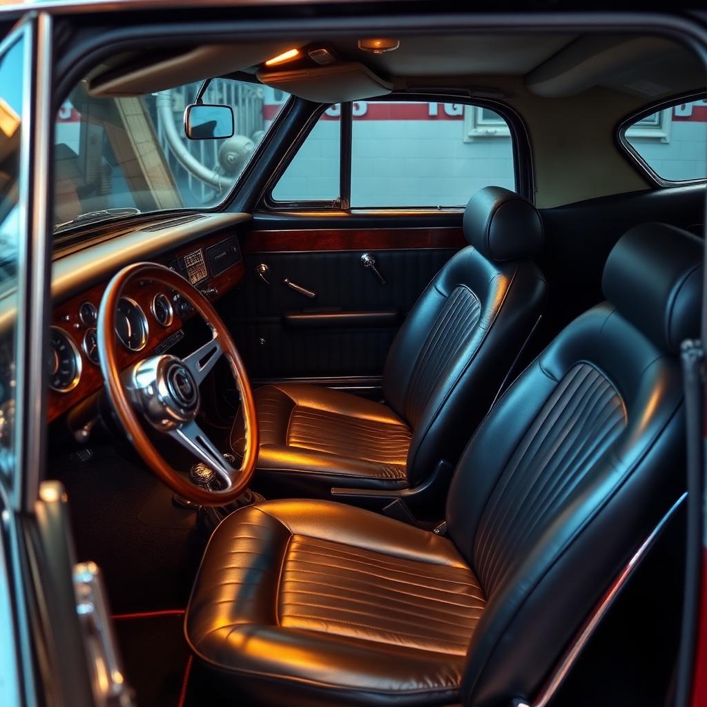 Interior em Couro
